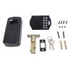 Keypad Entry Auto Lock with Keys Aluminum Alloy Keyless Password Entry Lock for 35?50mm Thick Door
