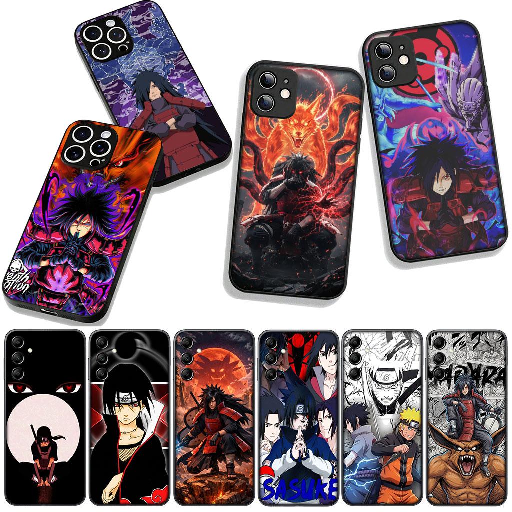 for Motorola Moto G54 G05 G24 G55 G75 G85 G15 G86 Power Edge 50 30 Fusion neo Pro Case Madaras Uchiha Sasuke Narutos Akatsuki