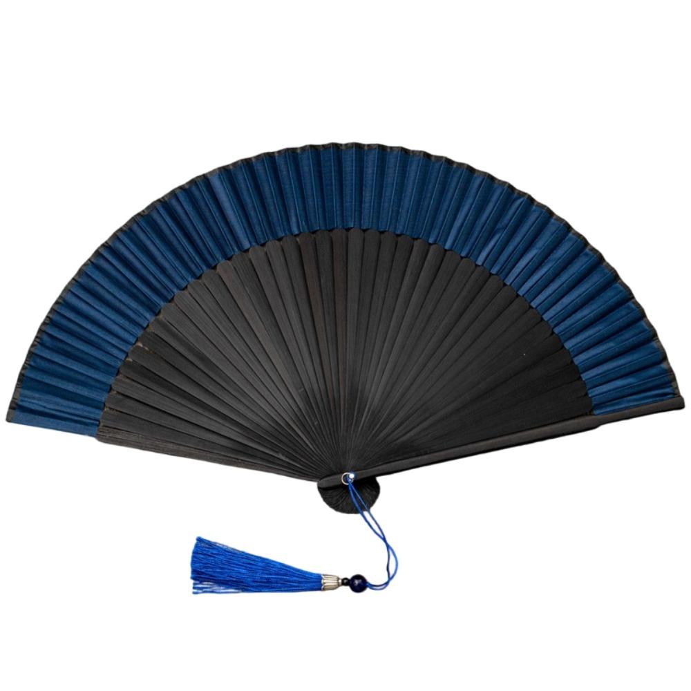 Cotton Linen Cloth Folding Hand Fan Japanese Style Handheld Fan New Chinese Style Fan  Gift Giving