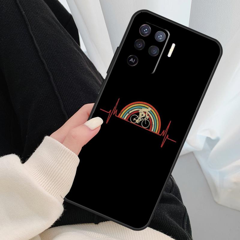 Велоспорт Велосипед Цикл Забавный Чехол Для Oppo A96 A76 A16 A60 A98 A58 A78 A18 A38 A80 A40 A77 A57 A17 A74 A54 A94 A15 A5 Pro