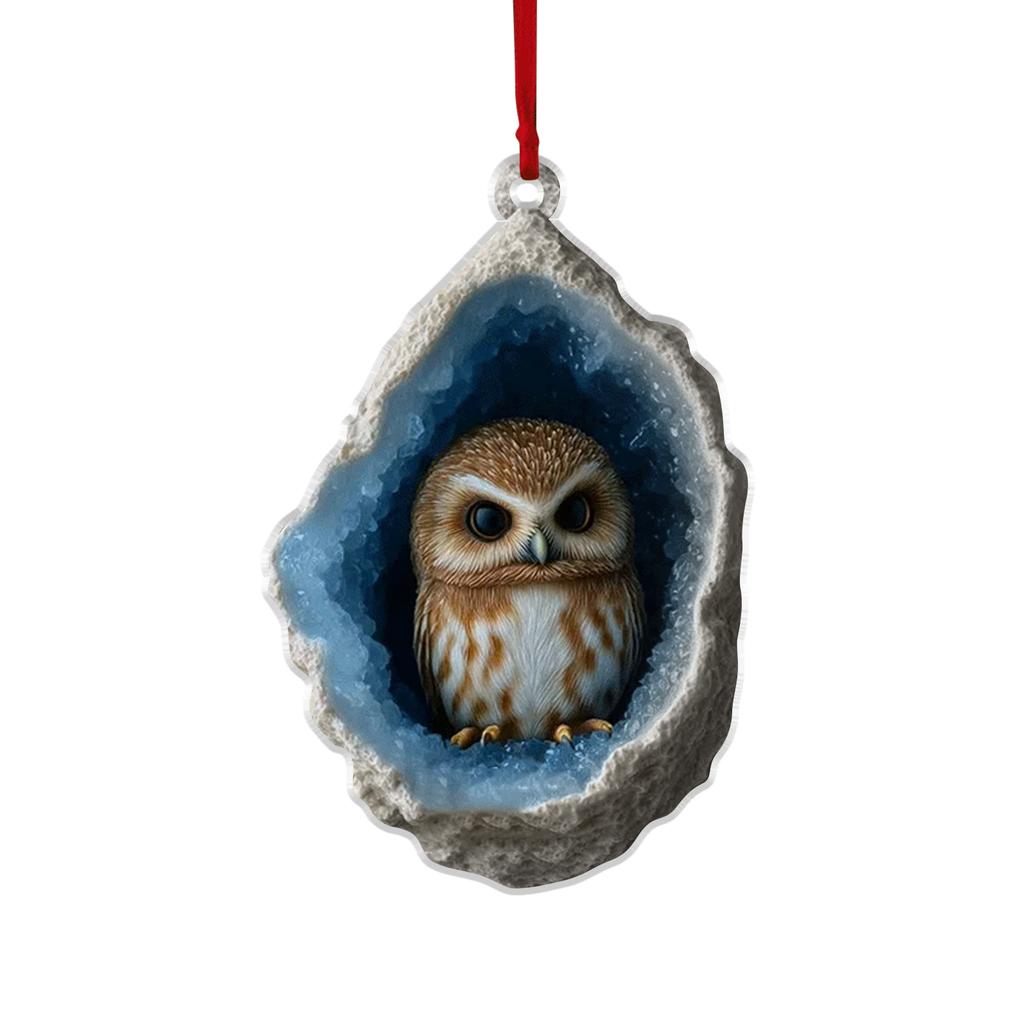 Animal Christmas Ornaments Christmas Ornaments Animal Acrylic Ornaments New Year Ornaments Christmas Pendants Standing On The Christmas Tree