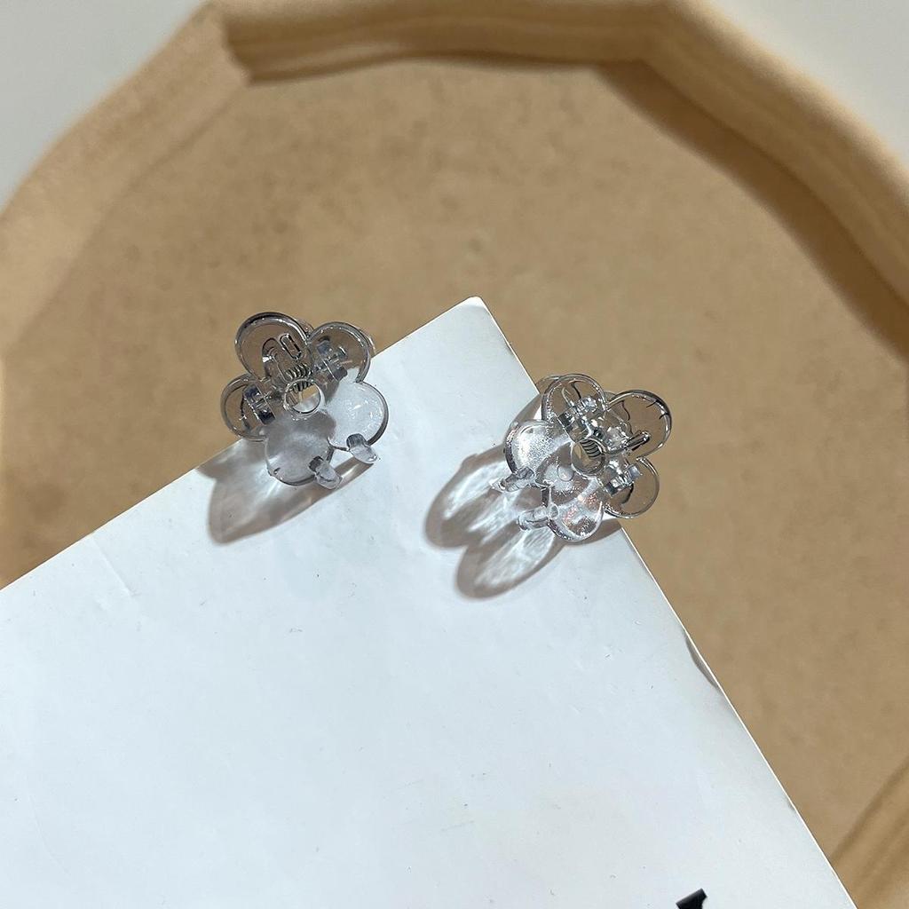 2 шт., акриловые цветочные мини-коготь для волос для женщин, девушек, макияж, заколки для волос, аксессуары для волос, зажим для волос, головные уборы