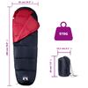 Adult Mummy Sleeping Bag for Camping 3 Season