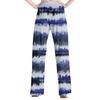 Женские модные повседневные удобные пижамные штаны с принтом тай-дай, широкие брюки на шнурке