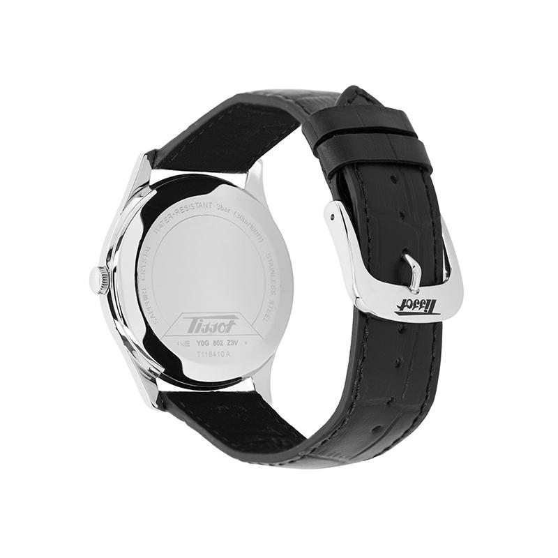 Tissot Коллекция Vistada Кварцевый механизм Водонепроницаемость 30 м Мужские часы Часы 40 мм Черный циферблат T118.410.16.057.00