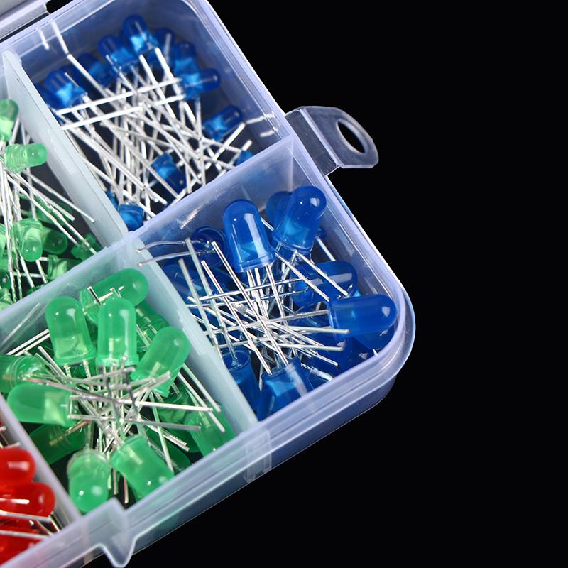 200Pcs 3V 20Ma Colorful Diodes 3Mm Led Light Assorted Kit Diy Leds Diode Set