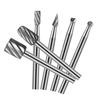 6Pcs HSS Routing Router Drill Bits Set Milling Cutter Rotary Burr Tool CNC Engraving Abrasive Tools Wood Metal Milling Cutter
