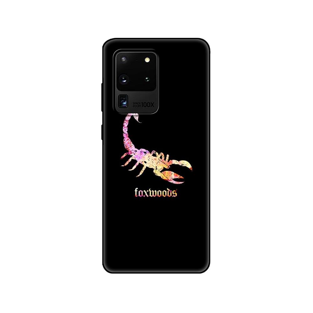 Черный чехол из ТПУ для Samsung Galaxy S20 /S20 PLUS/S20 ultra/S20+ /S20FE задняя крышка Animal Crab Scorpion