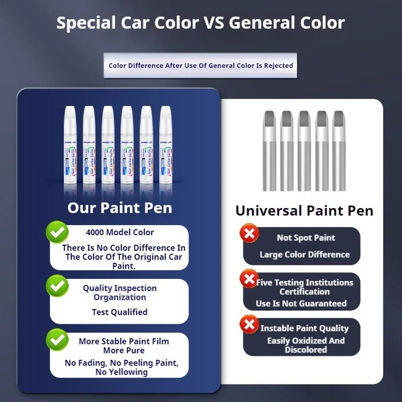 For Toyota C-HR Car Paint Scratch Repair Pen Touch Up Paint Accessories Pearl White Black Yellow Silver Red Touchup Paint2