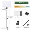 Dimmable 10inch Led Video Light Panel With Monopod Mount 3200k-6000k Photography Lighting Remote Control For Youtube Video Lamp
