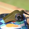 Survival Whistle with compass Thermometer for camping High Decibel Safety Whistle Referee Cheerleading Whistle for camping
