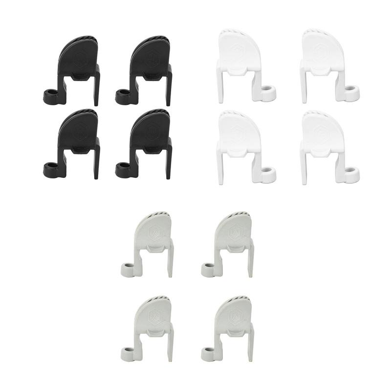 Pontoon Rail Hanger Flexible Use Boat Accessories Nylon Versatile Pontoon Boat Clips for 1in and 1.25in Rectangular Tube