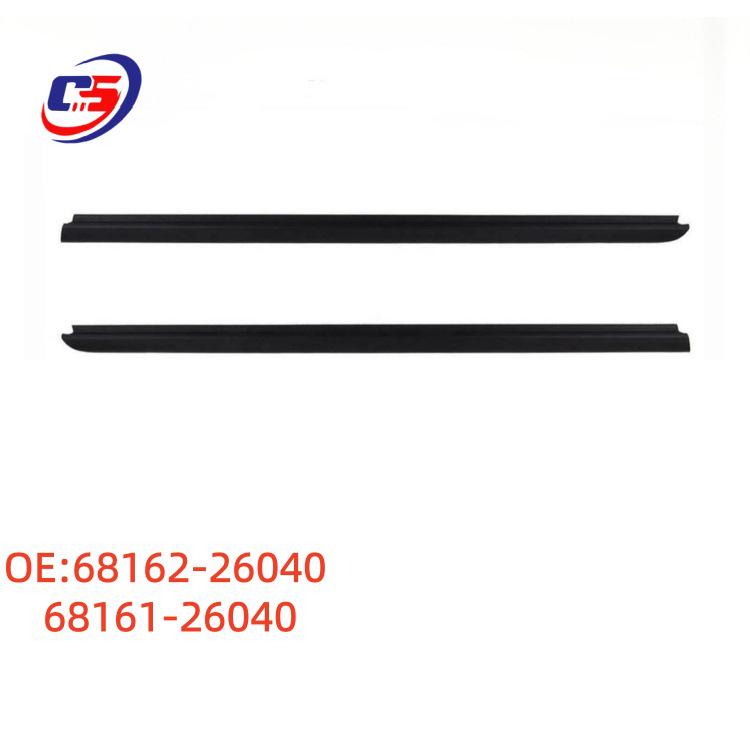 Front Door Glass Weatherstrip Seal for Toyota Hiace 2005-2018