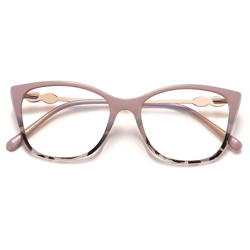 Легкий материал TR90 Стильные женские очки «кошачий глаз» с защитой от синего света и индивидуальными линзами для миопии для очков для чтения
