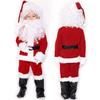 Funny White Festival Christmas Cosplay Props Santa Wig False Beard Santa Mustaches Curly Wigs