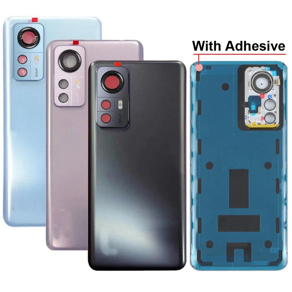 Back Glass Cover For Xiaomi 12 5G Back Door Replacement Battery , Rear Housing Cover Mi12 With Camera Lens