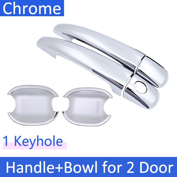 for Peugeot 308 MK1 T7 2007 2008 2009 2010 2011 2012 Chrome Door Handle Cover Car Accessories Rustproof Cap Styling ABS Plastic