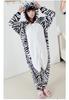 Dorawithme Zebra Kigurumi Animal Kigurumi Adult Sleepwear, Full Body Type, Halloween, Unisex (L (171cm-180cm))