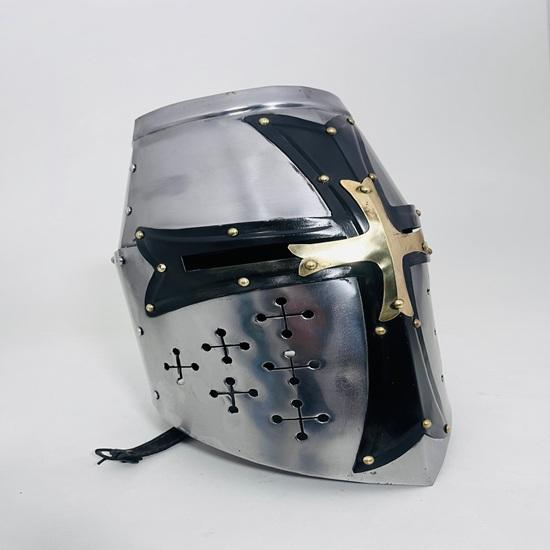 Средневековый шлем рыцаря-тамплиера Иерусалимский шлем рыцаря Для косплея Шлем Лучший подарок