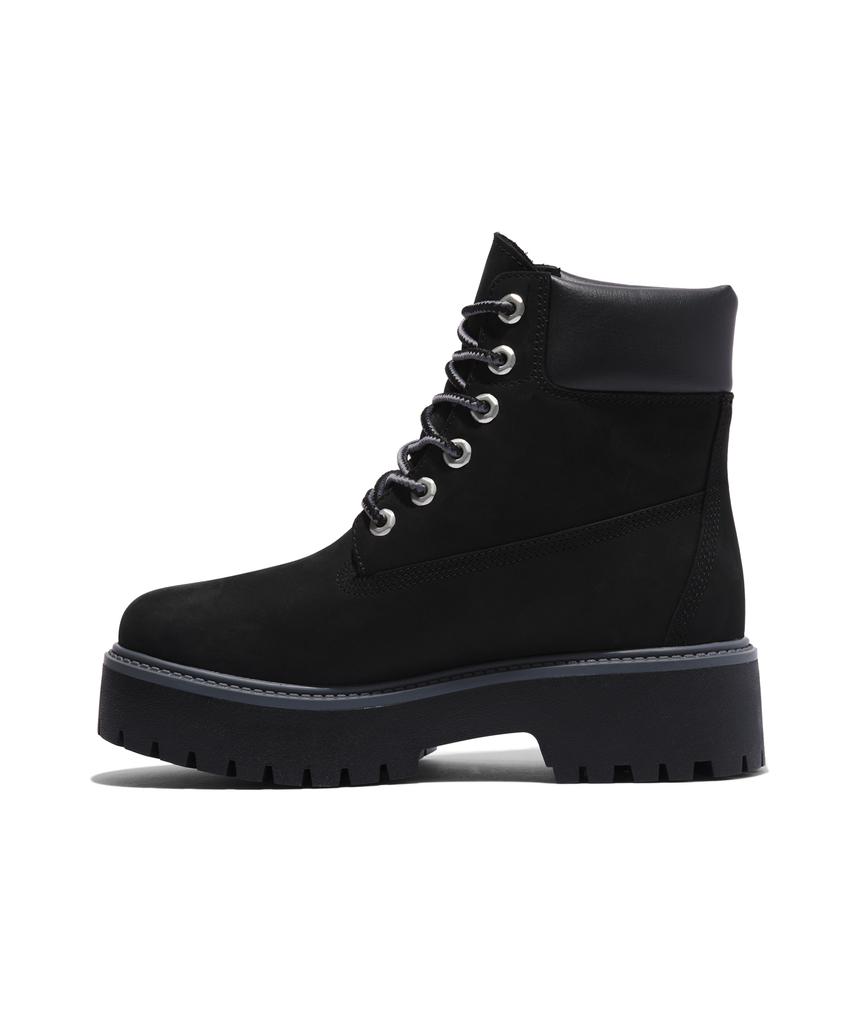 Timberland (Women'S) Stone Street 6-Inch Lace Waterproof Boots - Jet Black / A5Rh5-015