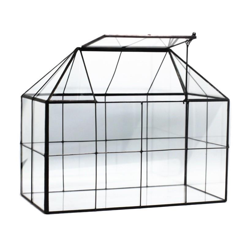 Европейская стеклянная оранжерея Кашпо для суккулентов: Прозрачный Экологичный Горшок для Микроландшафта для Домашнего Декора и Украшений из Зеленых Растений.