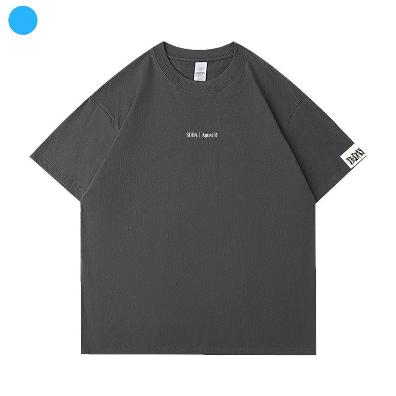Мин Юн-ги SUGA AgustD D-DAY Концерт Свободная футболка с принтом