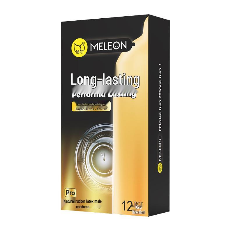 Презервативы Secret Love Delay King с ребристой текстурой – Долгоиграющие, с крупными частицами, текстура кошачьего языка