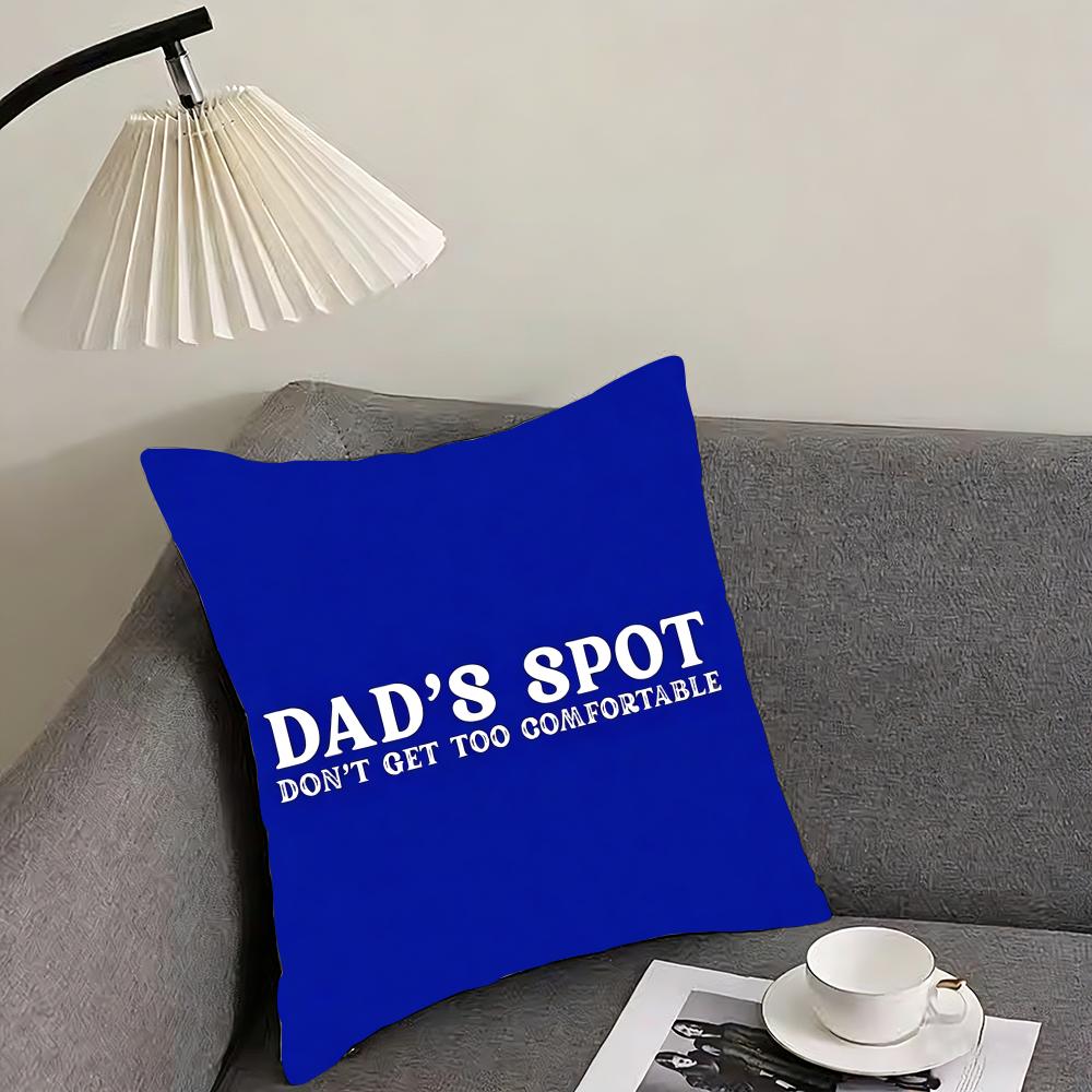 Забавная наволочка для подушки DADS SPOT Элегантная комфортная наволочка для подушки Диван Кровать Двусторонняя печать Невидимая молния Домашний декор