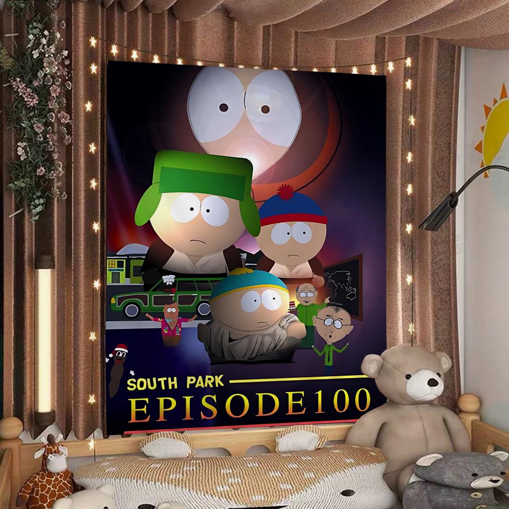 Мультяшный SouthparkS Мультяшный Гобелен Настенное Украшение Домашний Декор для Дома