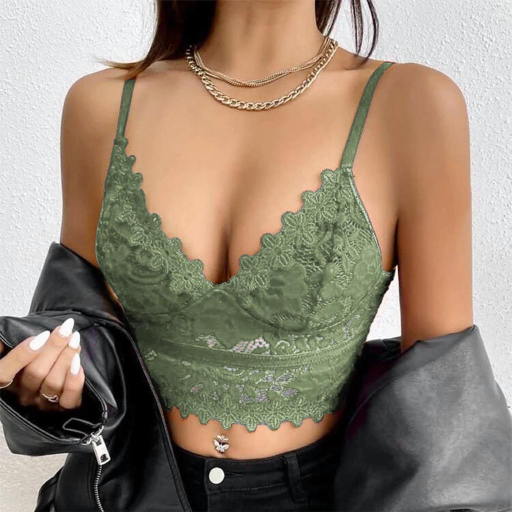 Женское эротическое белье, сексуальный кружевной бюстгальтер с глубоким V-образным вырезом и нагрудником