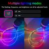 6/10/18 in 1 Symphony RGB Neon Light Car Ambient Light Interior Acrylic LED Strip Decoration Atmosphere Lamp by APP Control