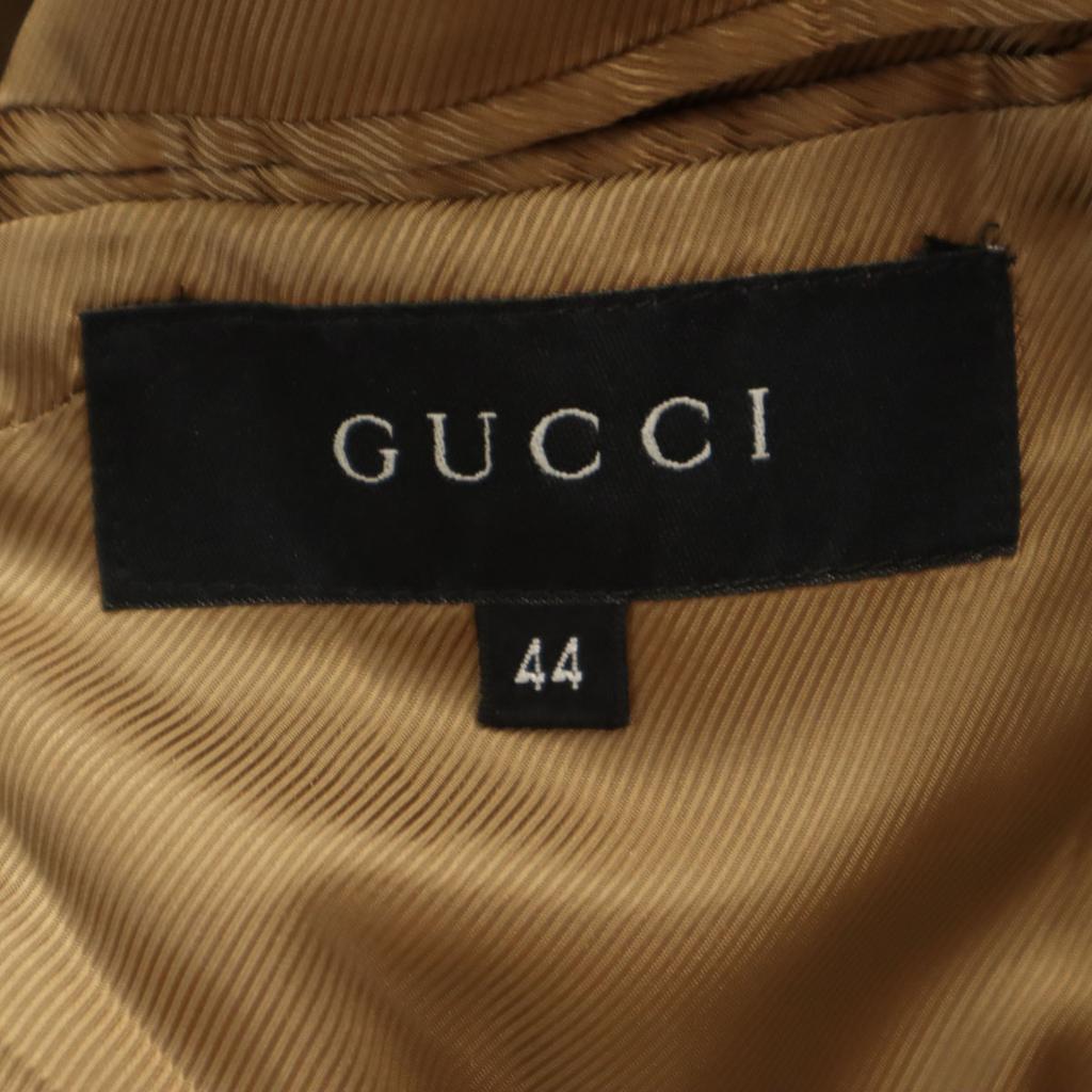 Gucci Сделано в Италии шерстяной приталенный жакет 44 Коричневый Женский Б/у