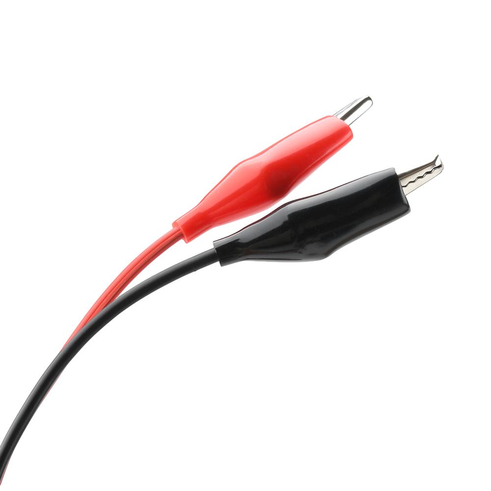 25CM/30CM Metal Alligator Clip Crocodile Electrical Clamp for Testing Probe Crocodile Test Clip to DC Adapter Multimeter For Car