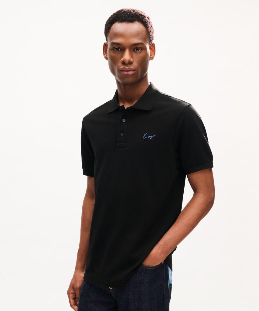 KENZO Men'S Guts Kenzo Signature Slim Polo T-Shirt_K263Am2403Bkx