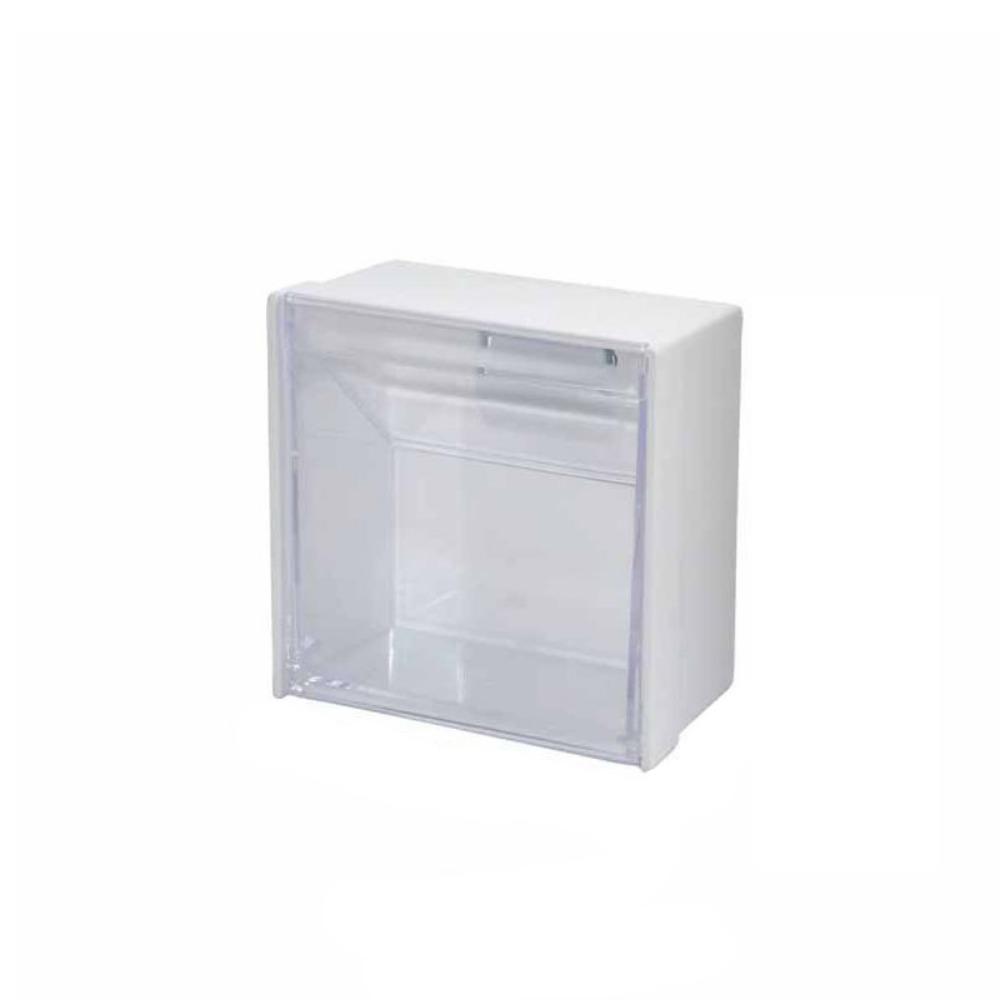 Plastic Magnetic Storage Box Space Saving Dustproof Mini Storage Box Square with Transparent Lid Wall Mounted Storage Boxes