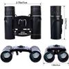 40x22 Powerful Mini Binoculars Long Range Folding Telescope BAK4 FMC Optics For Hunting Sports Outdoor Camping Travel