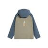 Li Ning CF Su Wan Long Jia Series Professional Outdoor ветрозащитная водоотталкивающая дождевая куртка унисекс грязно-оливково-зеленая AFDT825-2