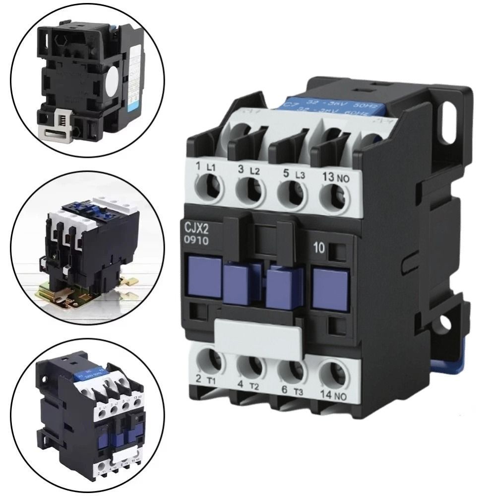 220V Coil Voltage AC Contactor 380V Coil Voltage Electromagnetic Contactor  Industrial Control