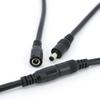 18см 12В 16AWG Разъем питания постоянного тока папа-мама Кабель-адаптер Штекер Питание 10А 5,5x2,1 5,5x2,5ММ для камеры видеонаблюдения светодиодной ленты