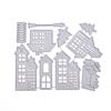Christmas House Scrapbooking Dies Metal Craft Die Cut Embossing Card Making