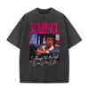 Washed Vintage Al Pacino As Movie Scarface Tony Montana The World Is Yours T Shirt Men Women Gothic Casual Rock Oversized Tshirt