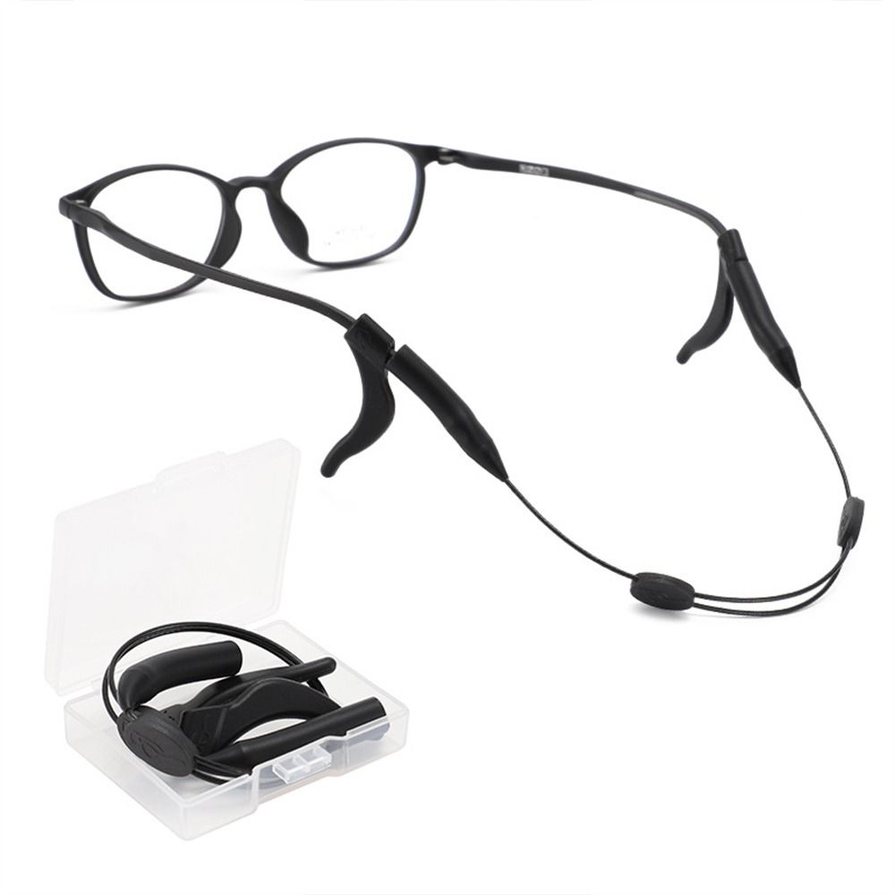 Silicone Eyeglasses Straps Glasses Chain With Ear Hook Sports Band Holder Sunglasses String Ropes