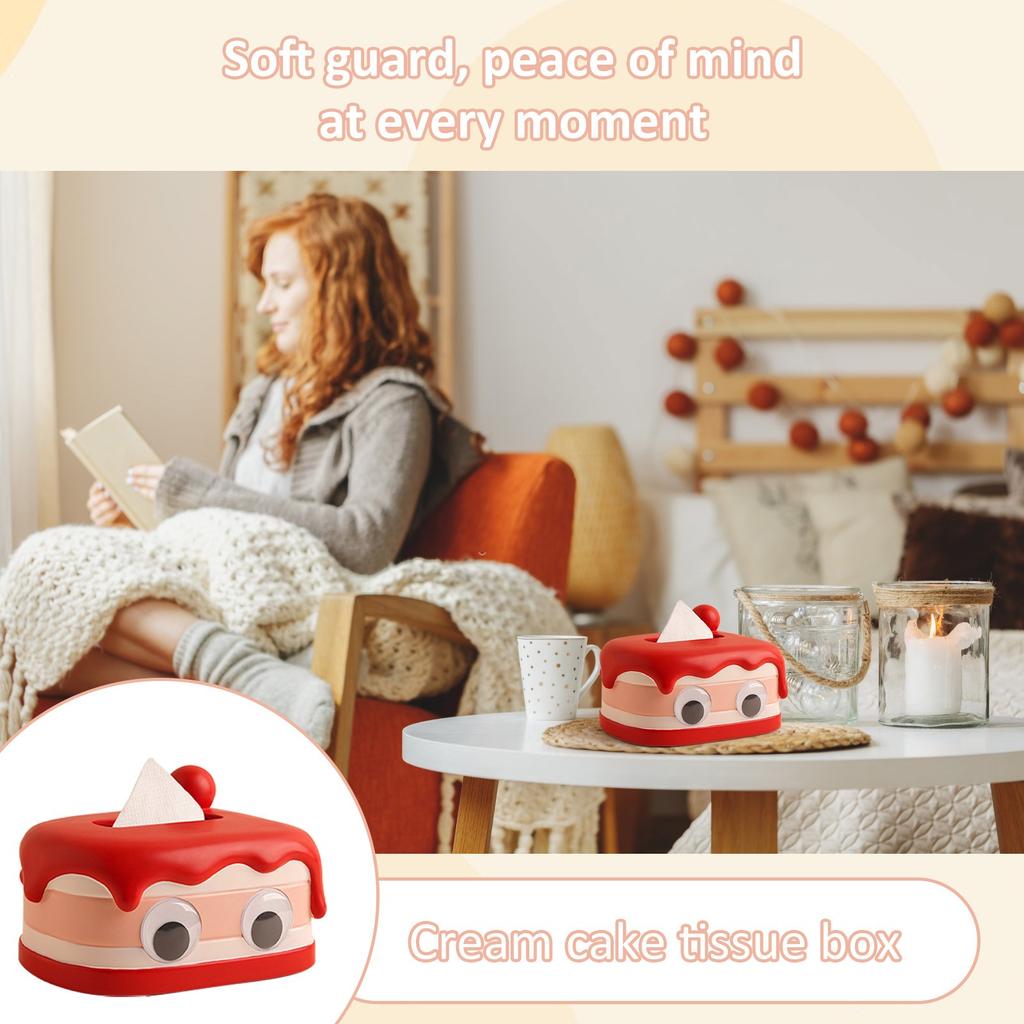 Творческий мультфильм Яичный желток Хрустящая коробка с салфетками День святого Валентина Для отправки предметов Украшения для дома, гостиной, спальни