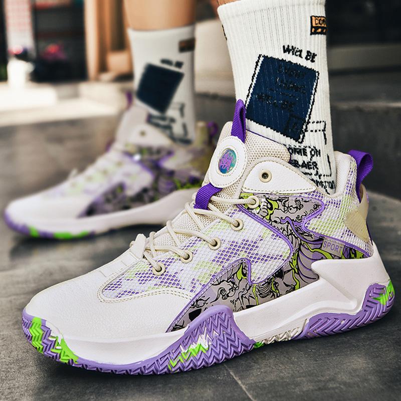 Баскетбольные кроссовки, мужские кроссовки, легкие амортизирующие кроссовки, дышащие кроссовки с сеткой, мужская обувь