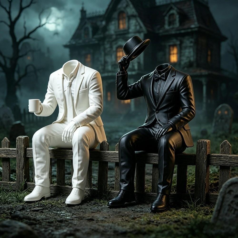 3D Printed Magician Statue Home Decoration Sitting Man Figurine Bookshelf Decor