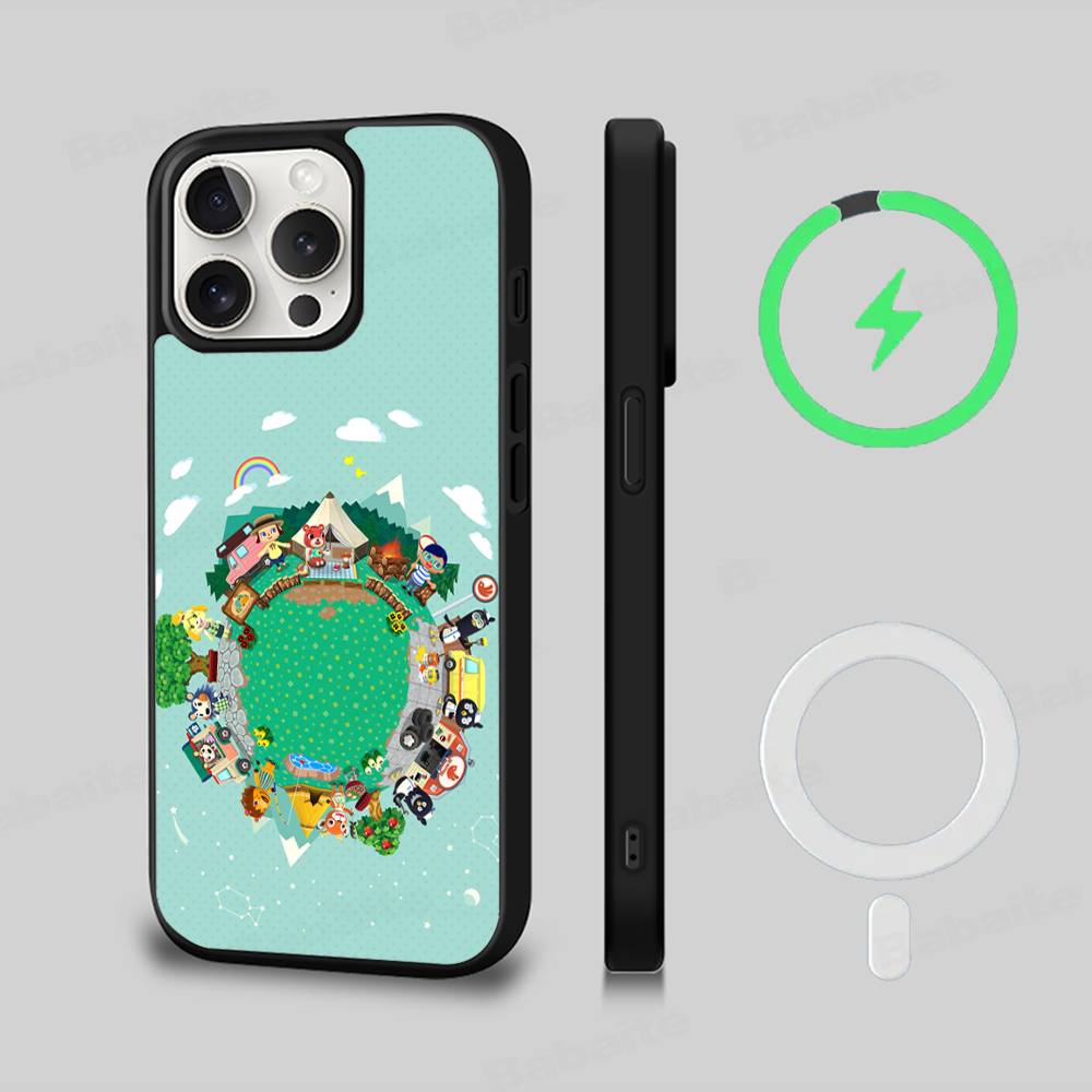 Game A-Animal C-C-Crossing Magnetic For Magsafe Phone Case For IPhone 17 Air 16 Pro Max 15 14 13 12 11 Protective Cover