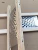 Stainless Steel Flat Hole Grater with Wooden Handle for Radish, Potato, and Cucumber Strips