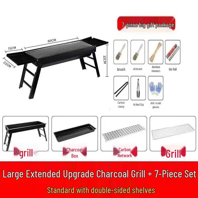 BBQ Master Portable Stainless Steel BBQ Grill