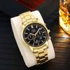 Luxury Men Business Watches Fashion Calendar Quartz Watch for Mens Wristwatch Clock Gift Reloj Hombre