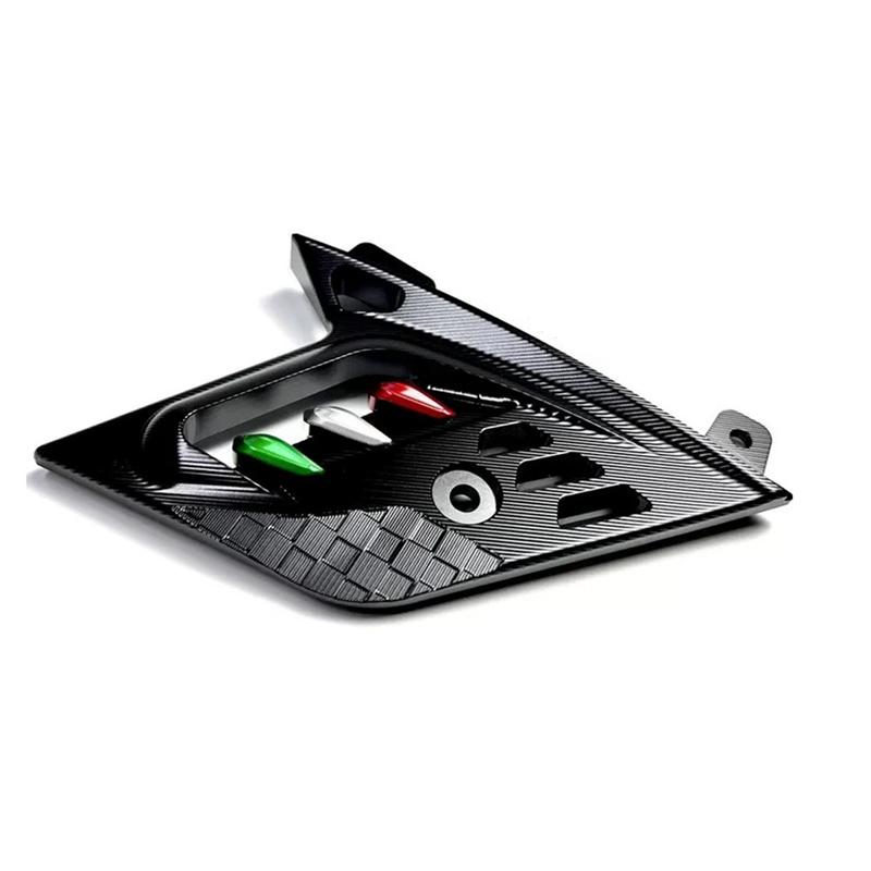 For Vespa GTS300 Motorcycle Wheel Rocker Protector Shock Absorber Side Cover For GTS300 Motorcycle Accessories Black-A87Q